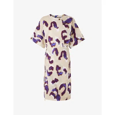 Soeur Ecuador Midi Dress In Beige