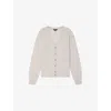 Soeur Womens Alyssa V-neck Merino-wool Cardigan Blanc Casse In Blanc Casse