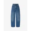 Soeur Womens Bleu Eliott Relaxed-fit Denim Jeans In Blue