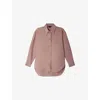 Soeur Womens Bois De Rose Grenade Relaxed-fit Cotton Shirt In Pink