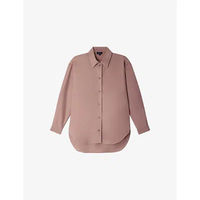 Soeur Womens Bois De Rose Grenade Relaxed-fit Cotton Shirt In Pink