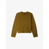 Soeur Womens Bronze Will Oversized-fit Merino-wool Jumper In Green