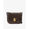 Soeur Womens Bronze/noir Bellissima Mini Lizard-embossed Leather Cross Body Bag