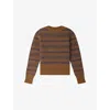 Soeur Abidjan Wool Round-neck Sweater In Brown