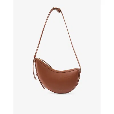 Soeur Womens Naturel Wino Mini Leather Shoulder Bag In Brown