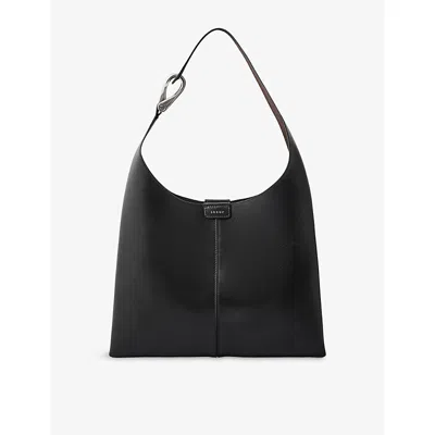 Soeur Womens Noir Cosima Leather Mini Handbag In Black