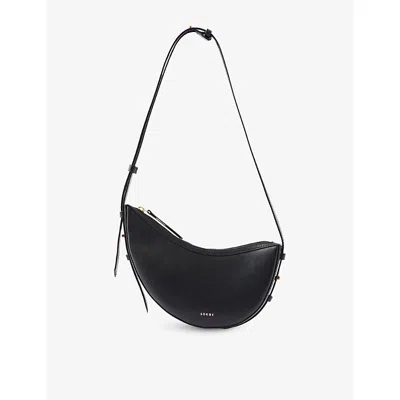 Soeur Womens Noir Wino Mini Leather Shoulder Bag In Black
