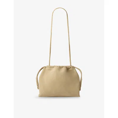 Soeur Womens Sable Suzette Suede Shoulder Bag In Brown