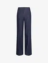 Soeur California High-rise Wide-leg Jeans In Blue