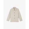 Soeur Womens  Darhan Relaxed-fit Cotton Utility Jacket In Ecru
