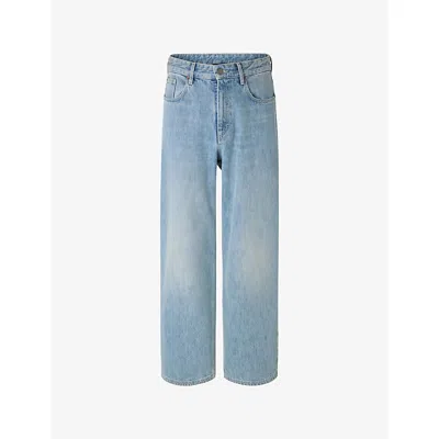 Soeur Womens Bleu Clair Harrison Straight-leg Denim Jeans In Blue