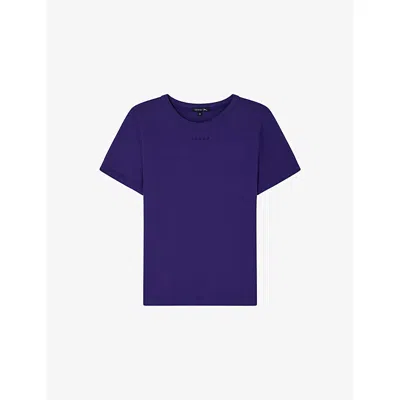 Soeur Womens  Aristide Short-sleeve Cotton-jersey T-shirt