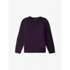 Soeur Womens Violet Envie Round-neck Stretch-knit Jumper In Purple