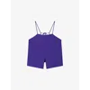 Soeur Womens Violet Eureka Sleeveless Lyocell-blend Top In Purple