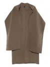Soeur Finn Coat Woman Beige Grey In Brown