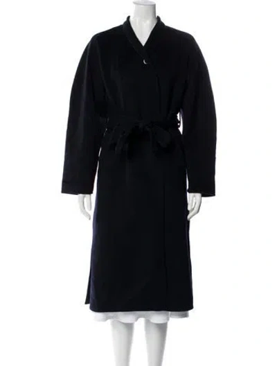 Pre-owned Soeur Wool Coat In Blue
