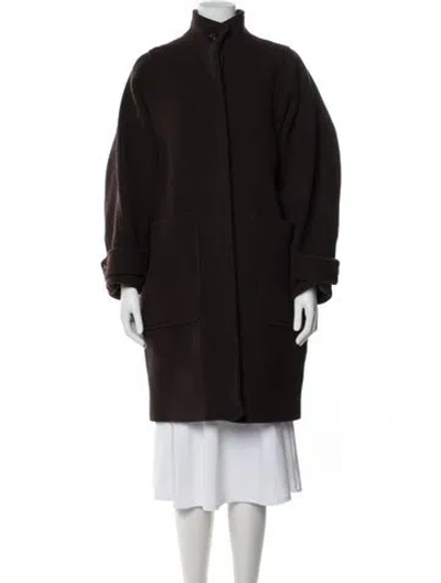 Pre-owned Soeur Wool Coat In Brown