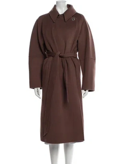 Pre-owned Soeur Wool Coat In Brown