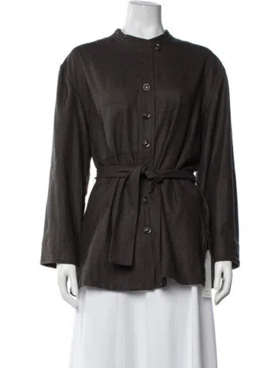 Pre-owned Soeur Wool Jacket In Brown