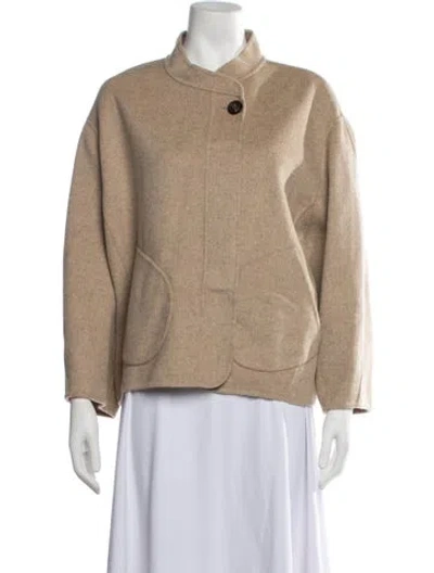 Pre-owned Soeur Wool Jacket In Neutrals