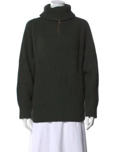 Pre-owned Soeur Wool Turtleneck Sweater In Green