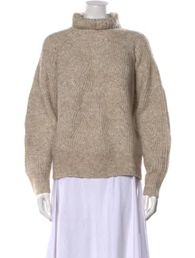 Pre-owned Soeur Wool Turtleneck Sweater In Neutral