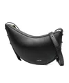 Soeur Zipper Shoulder Bag In Black