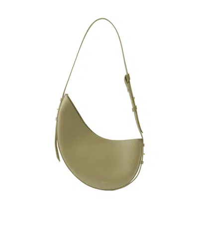 Soeur Zipper Shoulder Bag In Gray