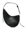 Soeur 'wino' Black Shoulder Bag With Logo Detail On The Front In Black
