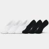 Sof Sole Implus Women's Sonneti Footie Socks (6-pack) In White/black