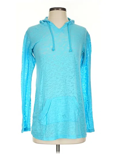 Pre-owned Soffe Pullover Hoodie In Blue