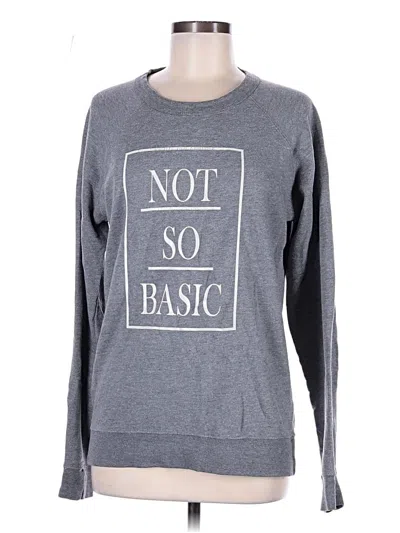 Pre-owned Soffe Sweatshirt In Gray
