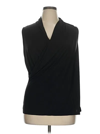 Pre-owned Sofia By Sofia Vergara Sleeveless Blouse In Black
