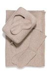Sofia Cashmere 4-piece Travel Set In Neutral