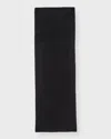 Sofia Cashmere All-over Sequin Cashmere Scarf In Black