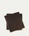 Sofia Cashmere Brooklyn Loft Chunky Cashmere Throw, 56" X 72" In Brown