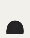 Sofia Cashmere Cashmere Blend Sequin Beanie In Black