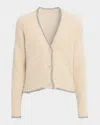 Sofia Cashmere Cashmere-blend Sweater In Neutral