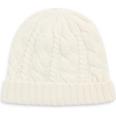 Sofia Cashmere Cashmere Chunky Cable Knit Beanie In 271ivr