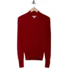 Sofia Cashmere Cashmere Faux Wrap Sweater In Red