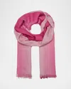 Sofia Cashmere Cashmere Ombre Scarf In Rosy Pink Ombre