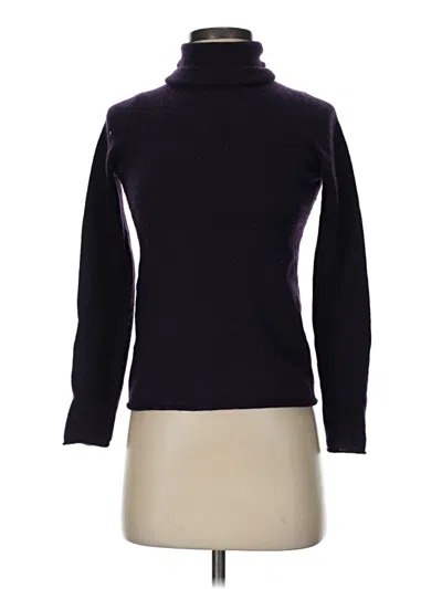 Pre-owned Sofia Cashmere Cashmere Pullover Sweater In Purple