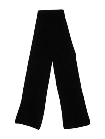 Pre-owned Sofia Cashmere Cashmere Scarf In Black