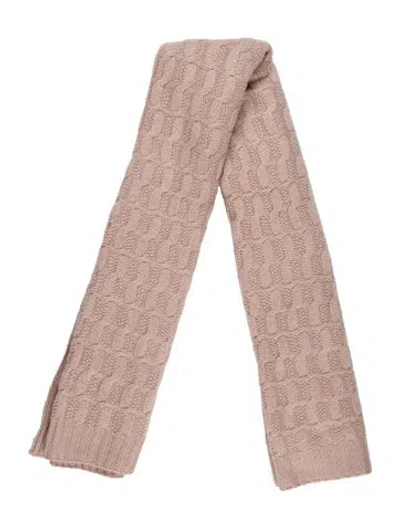 Pre-owned Sofia Cashmere Cashmere Scarf In Pink