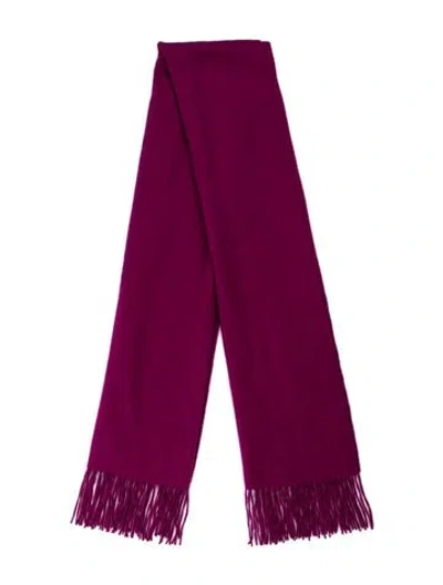 Pre-owned Sofia Cashmere Cashmere Scarf In Purple