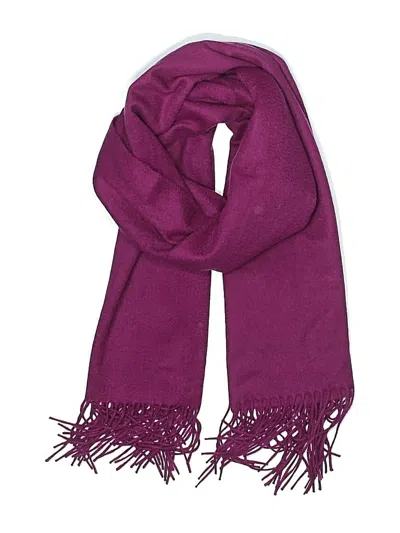 Pre-owned Sofia Cashmere Cashmere Scarf In Purple