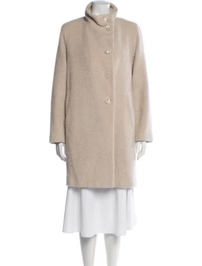 Pre-owned Sofia Cashmere Coat In Neutrals