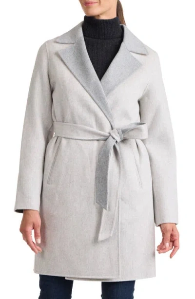 Sofia Cashmere Double Face Wool & Cashmere Wrap Coat