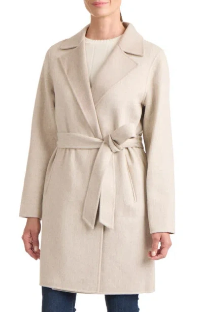 Sofia Cashmere Double Face Wool & Cashmere Wrap Coat