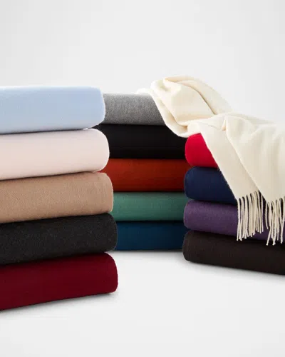 Sofia Cashmere Fringed Cashmere Throw In Multi